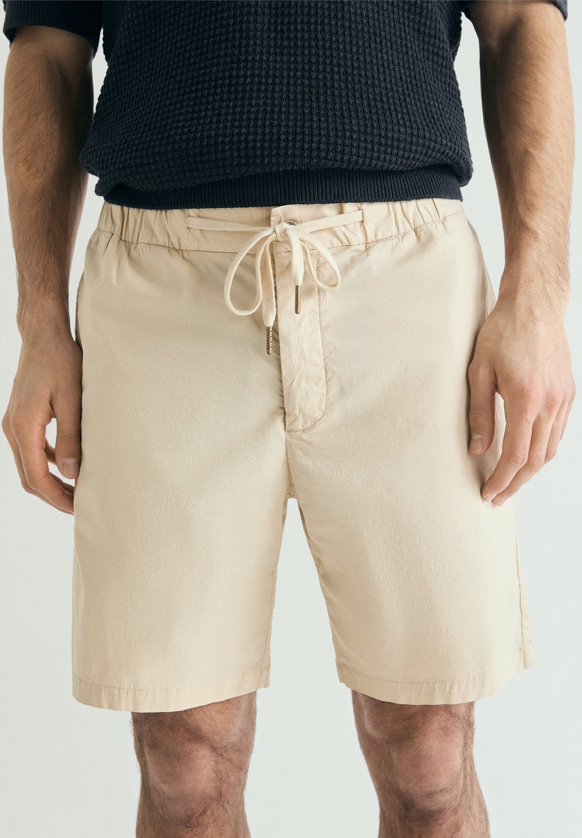 DRAWSTRING BERMUDA SHORTS