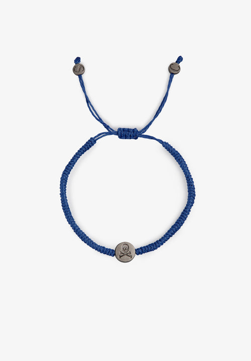 BRAIDED SKULL BRACELET