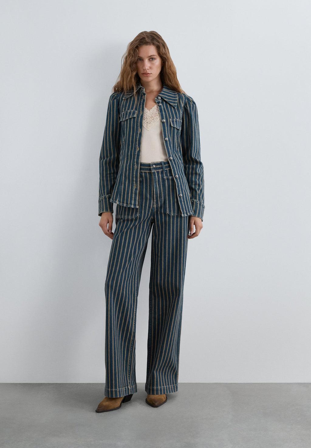 SCSTRIPES DENIM SHIRT