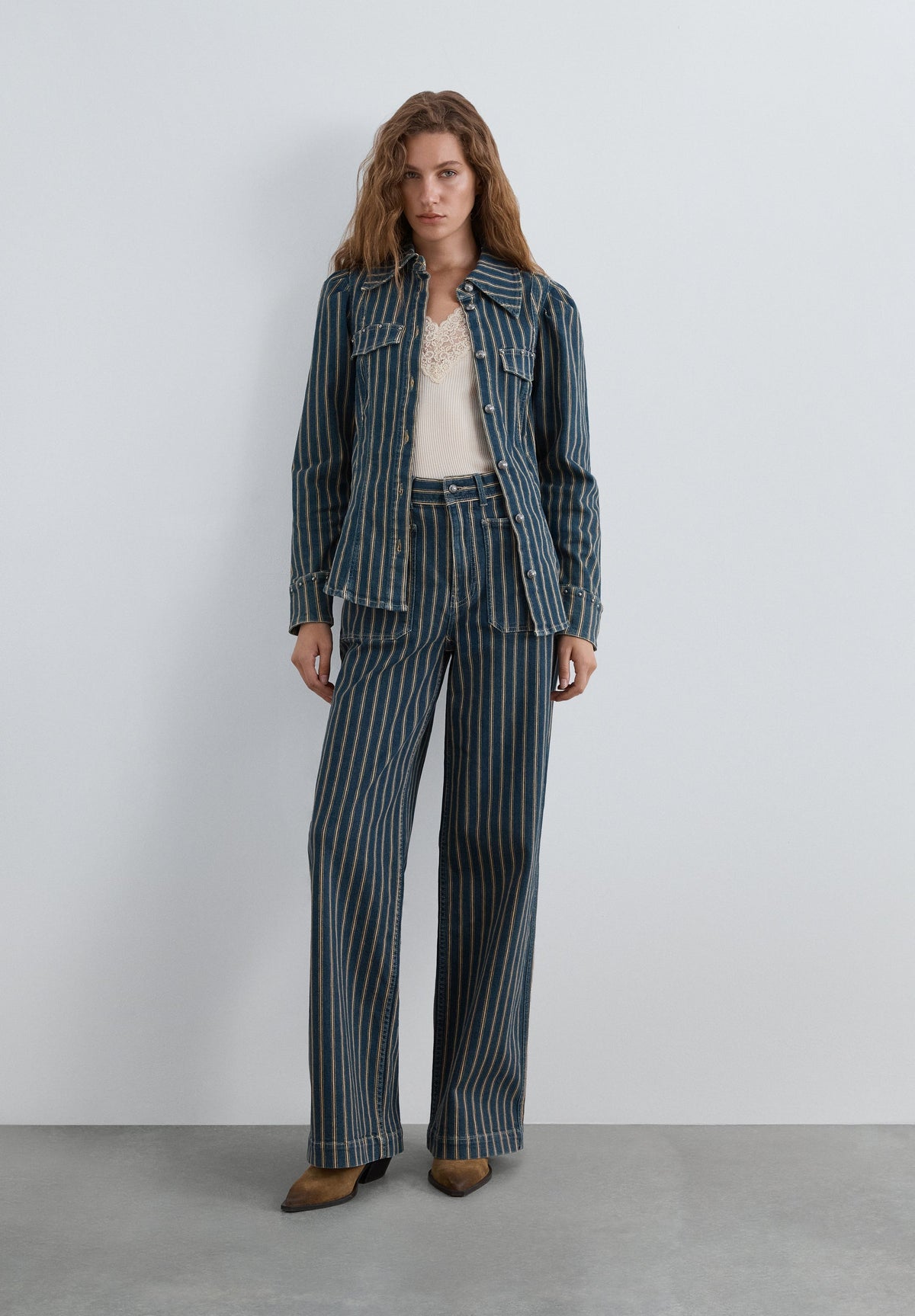 SCSTRIPES DENIM SHIRT