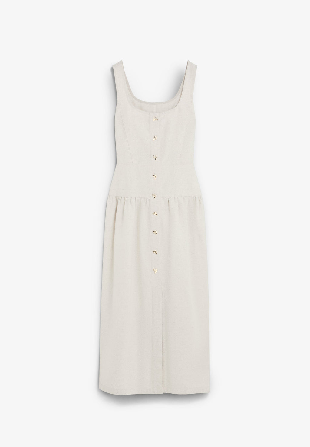 DENIM DRESS WITH BUTTONS