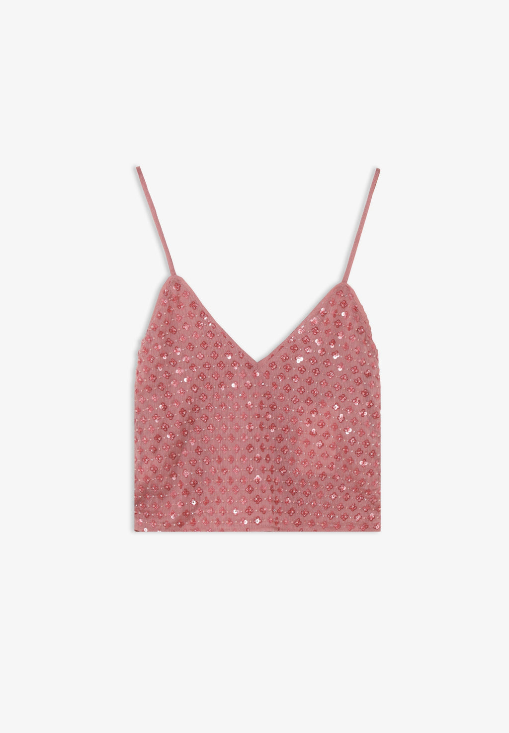 EMBROIDERED STRAPPY TOP