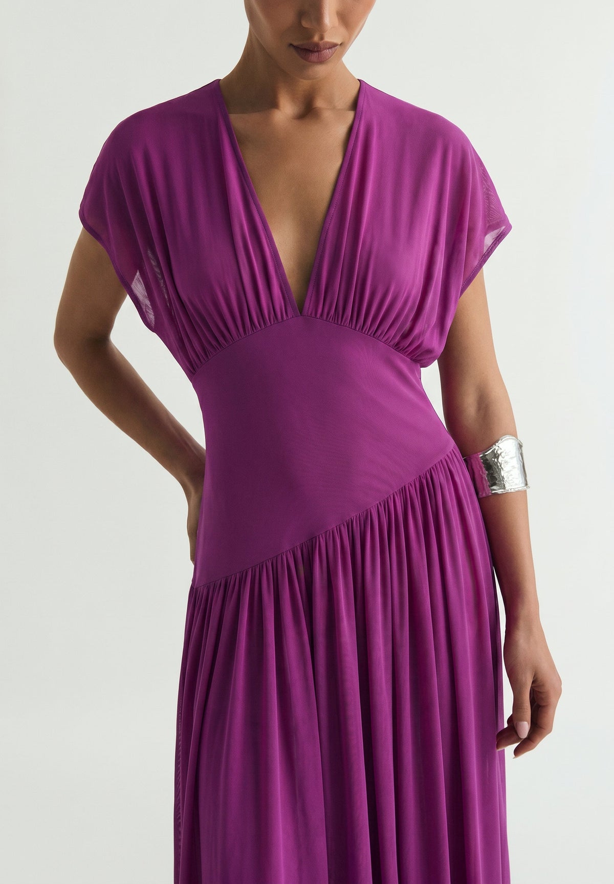 SCMESH BELT DRESS
