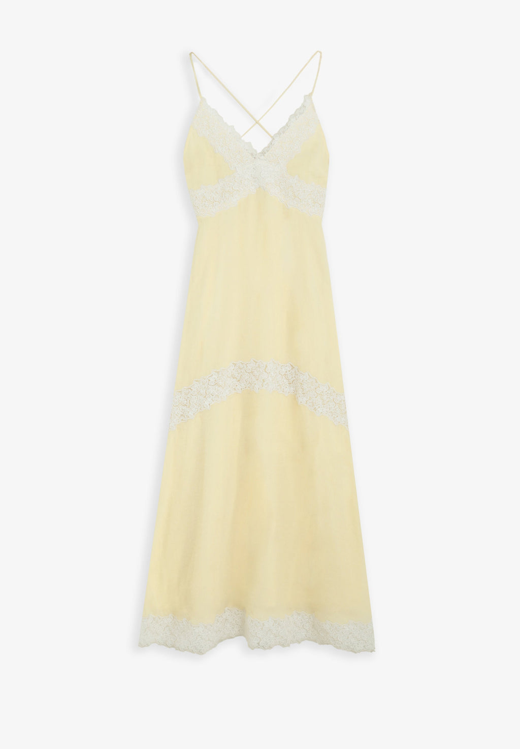 CAMISOLE DRESS WITH LACE DETAIL
