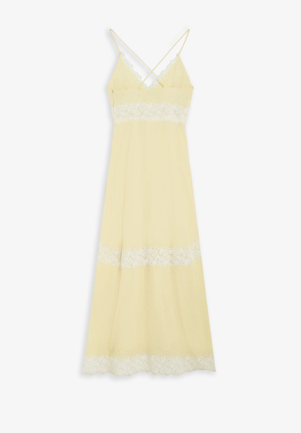 CAMISOLE DRESS WITH LACE DETAIL