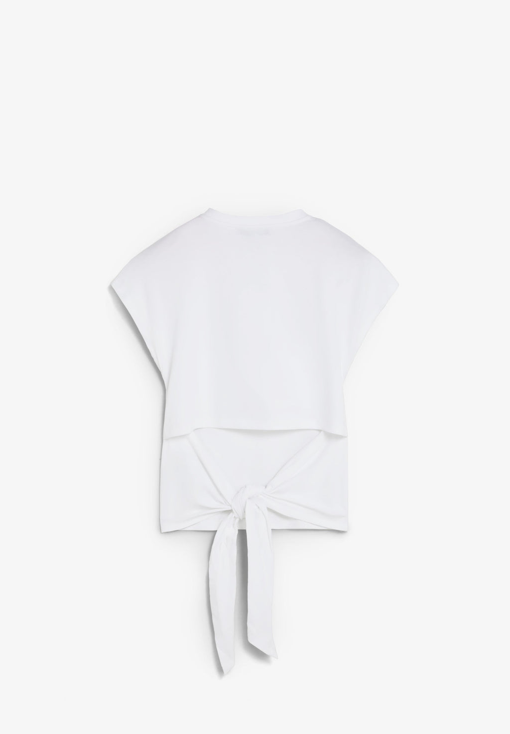 BACK KNOT T-SHIRT WITH RHINESTONES