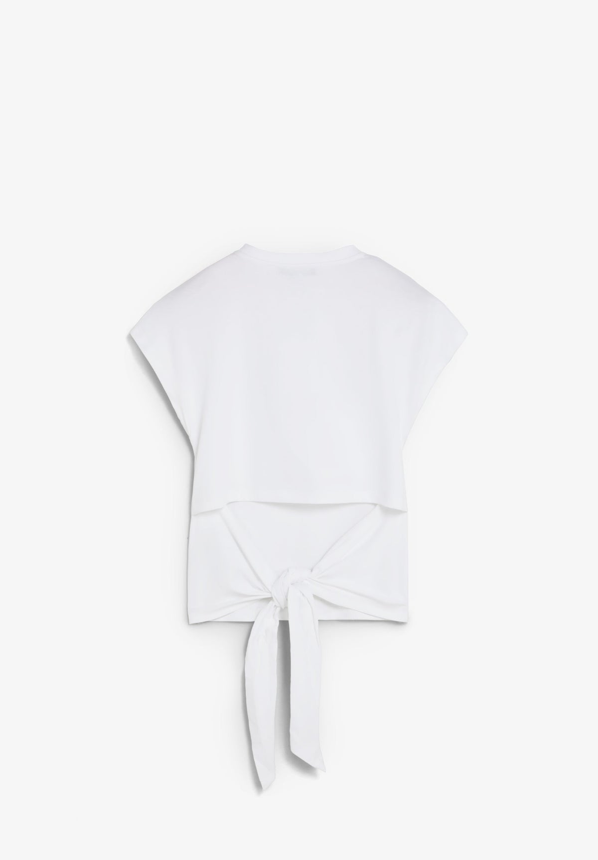BACK KNOT T-SHIRT WITH RHINESTONES