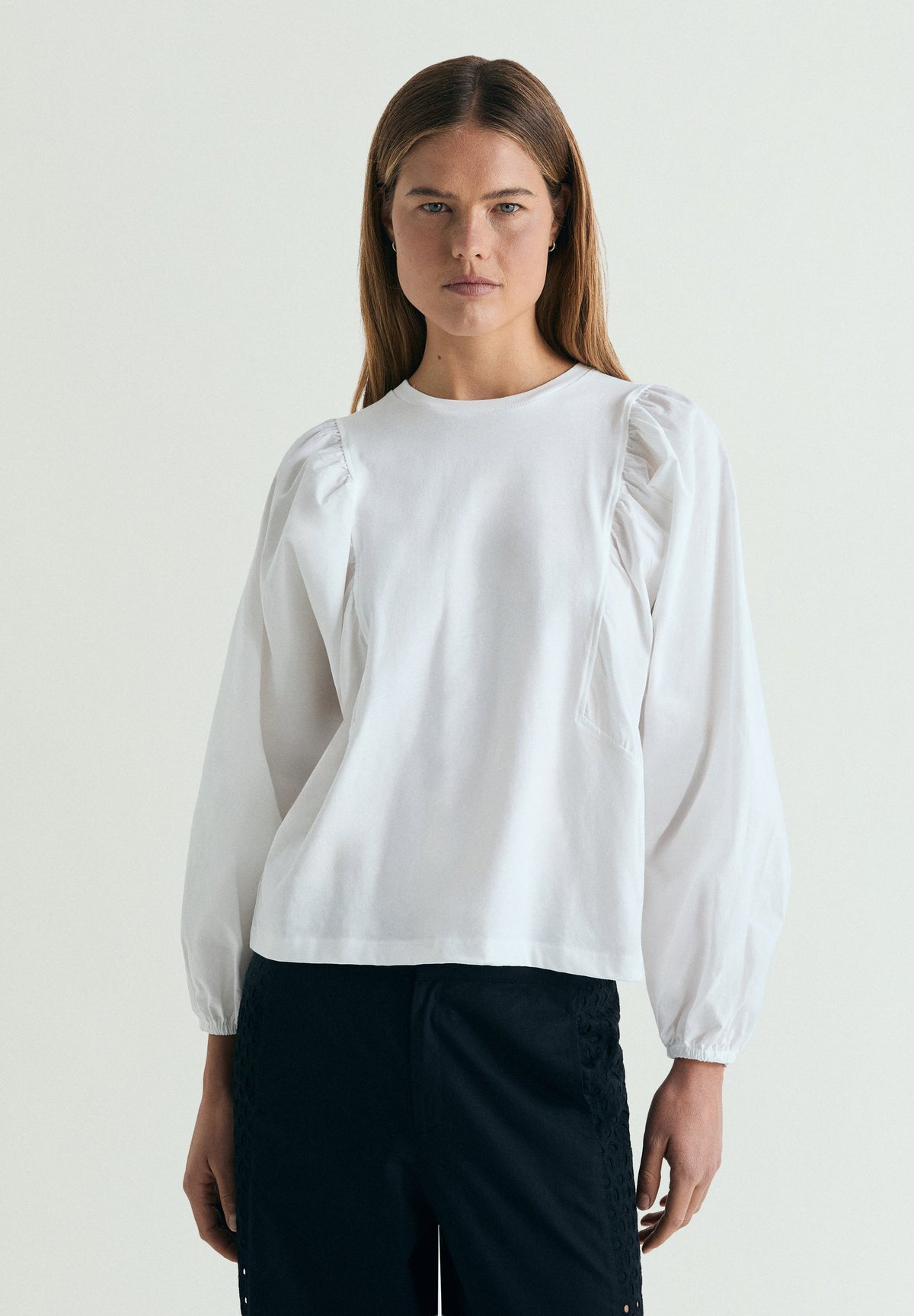 PUFFED SLEEVE T-SHIRT