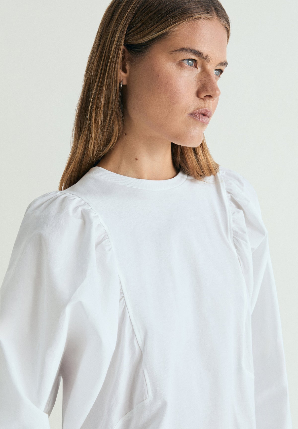 PUFFED SLEEVE T-SHIRT