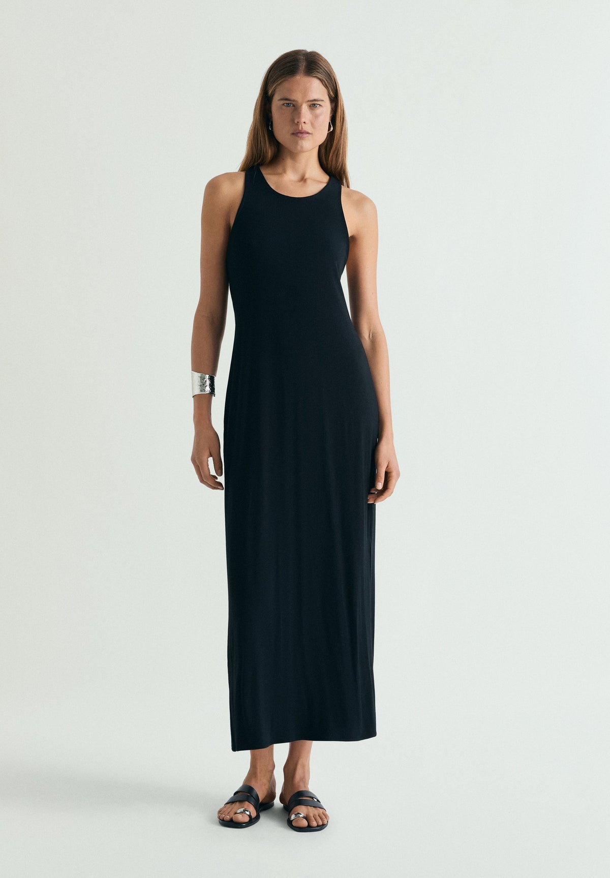 DRESS WITH CROSSED BACK