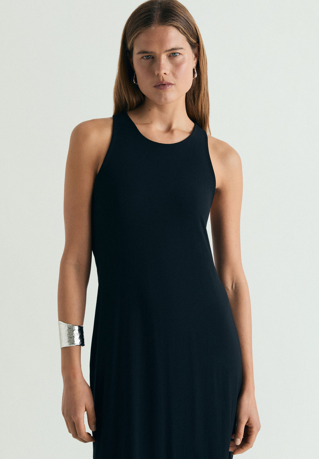 DRESS WITH CROSSED BACK