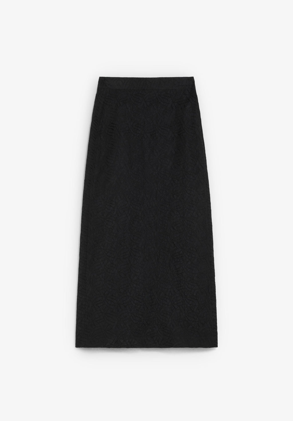 EMBROIDERED MIDI SKIRT