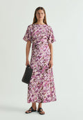PRINTED MIDI SKIRT