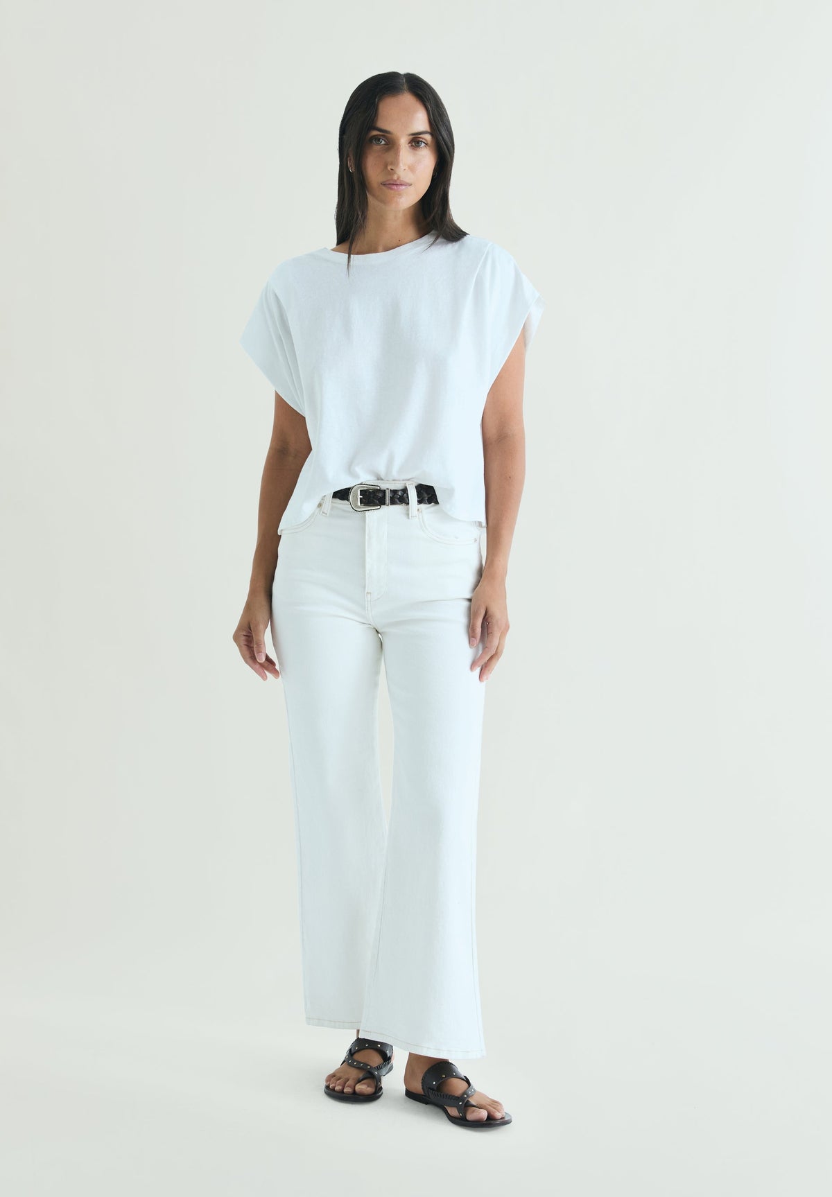 T-SHIRT WITH PLEAT DETAIL