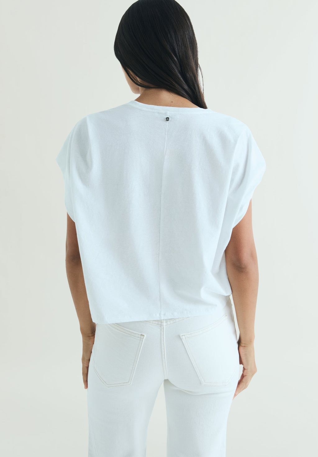 T-SHIRT WITH PLEAT DETAIL