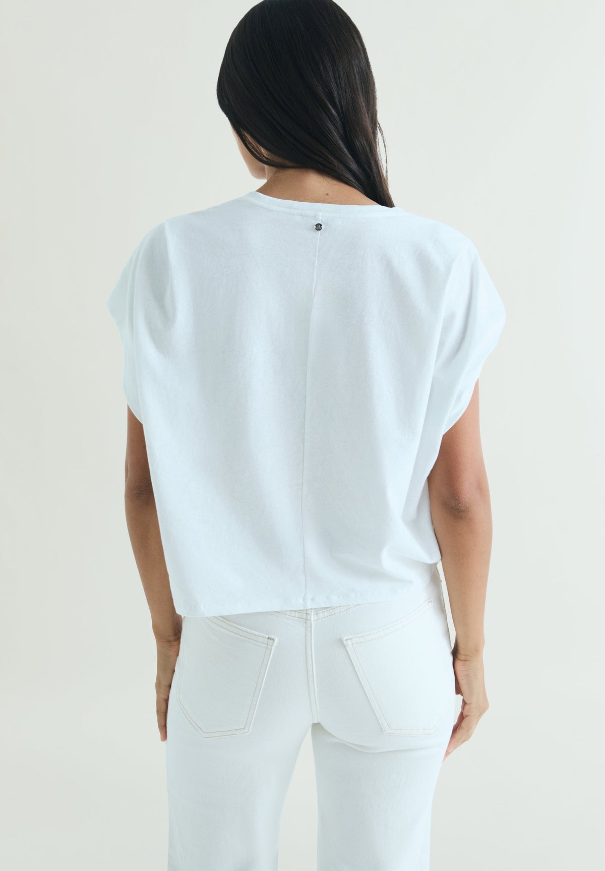 T-SHIRT WITH PLEAT DETAIL