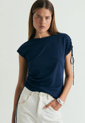 DRAPED T-SHIRT