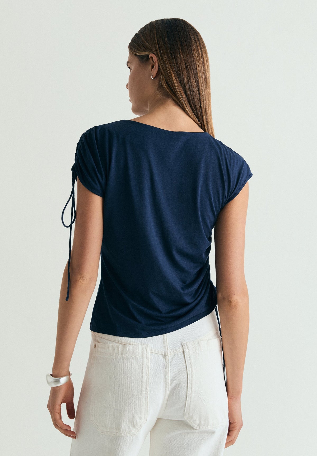 DRAPED T-SHIRT