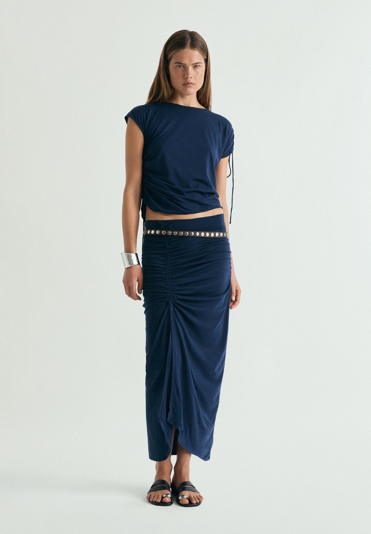 DRAPED T-SHIRT