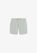 PLAIN LINEN BERMUDA SHORTS