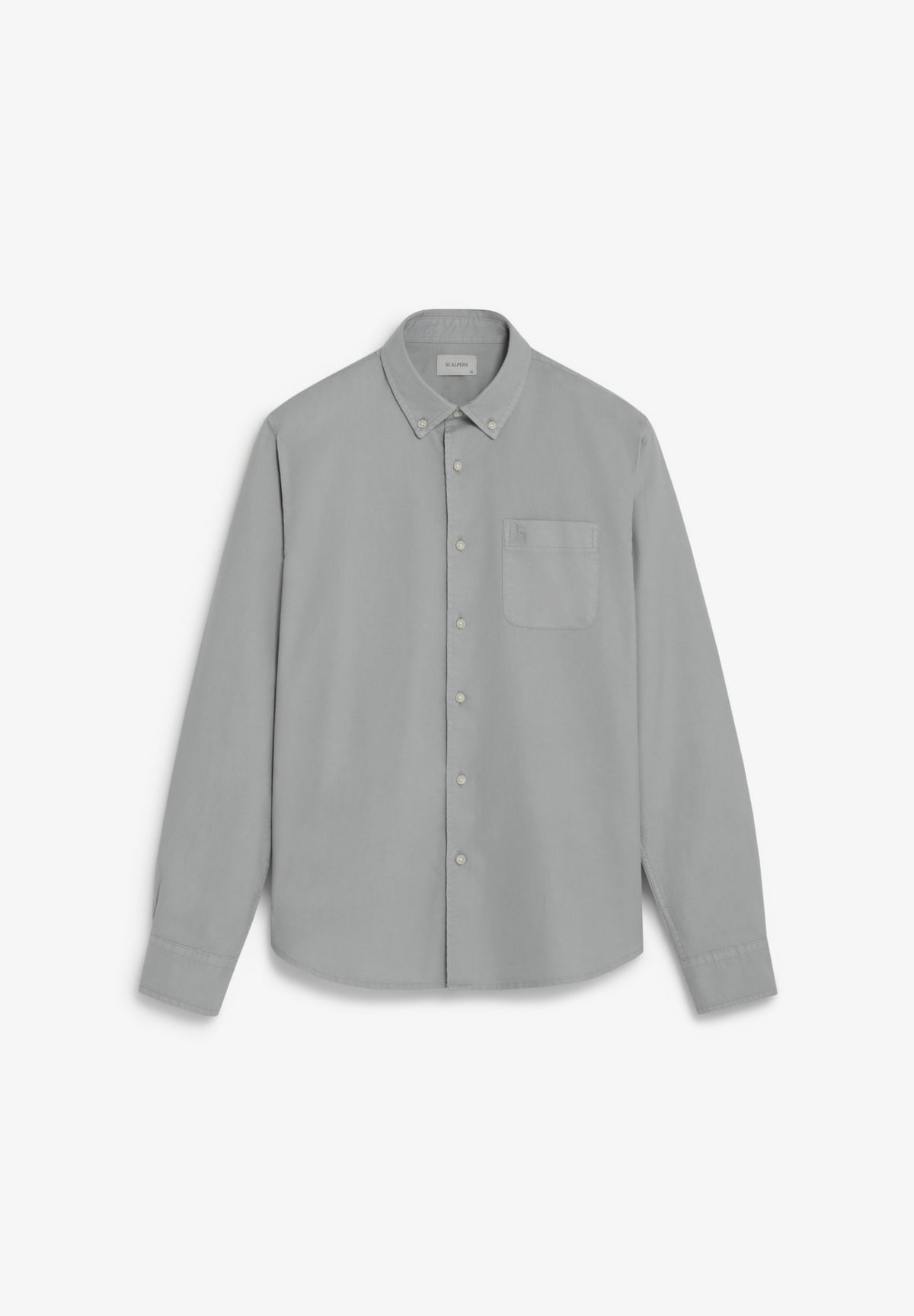 OXFORD SHIRT WITH EMBROIDERED SKULL