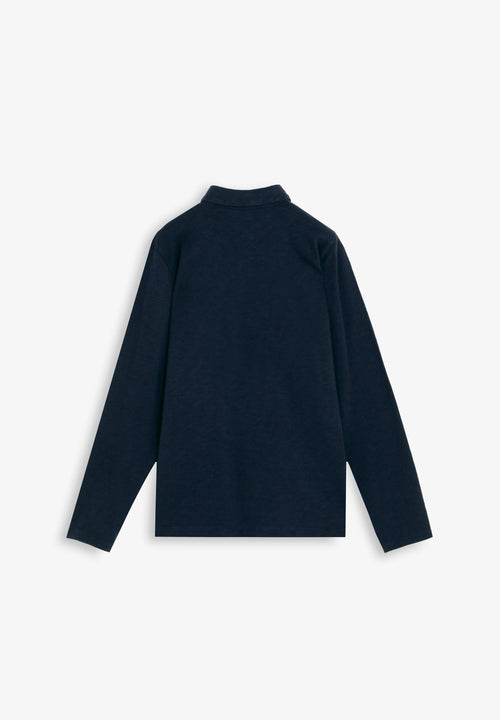 COTTON POLO SHIRT WITH POCKET