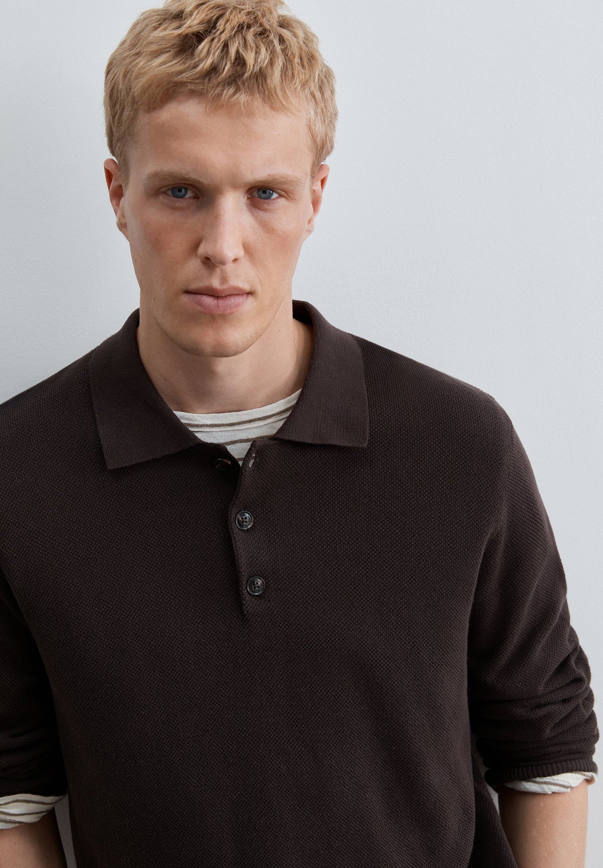 SCGARIBALDI LS POLO TRICOT