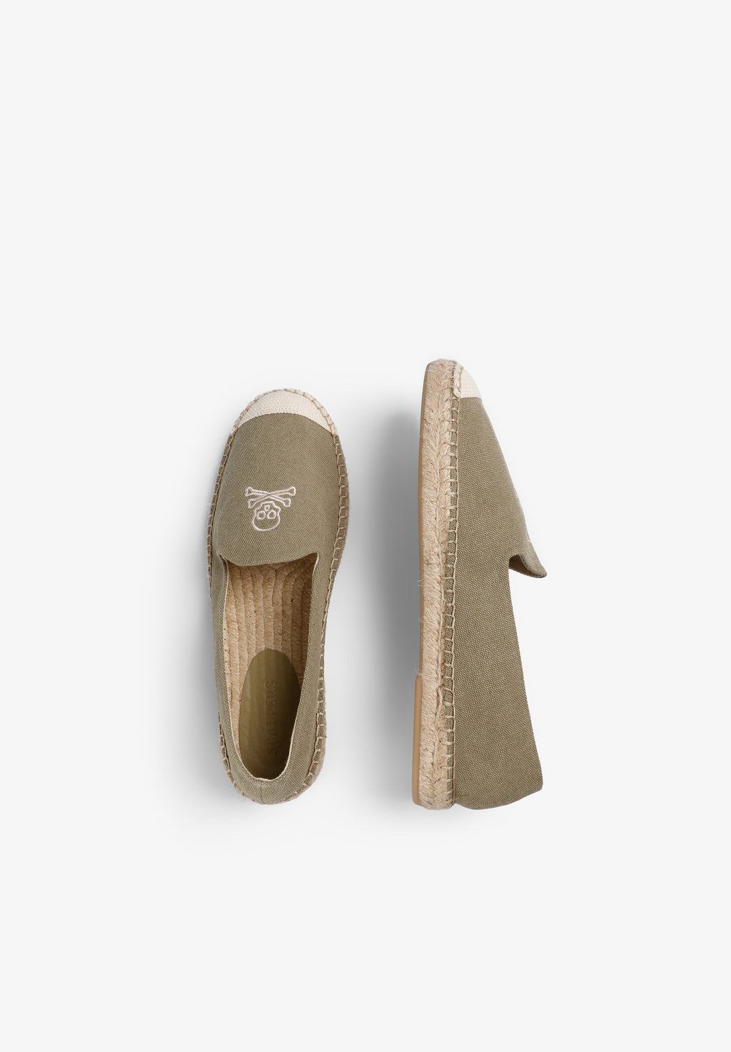 KNIT ESPADRILLES WITH CONTRAST SKULL