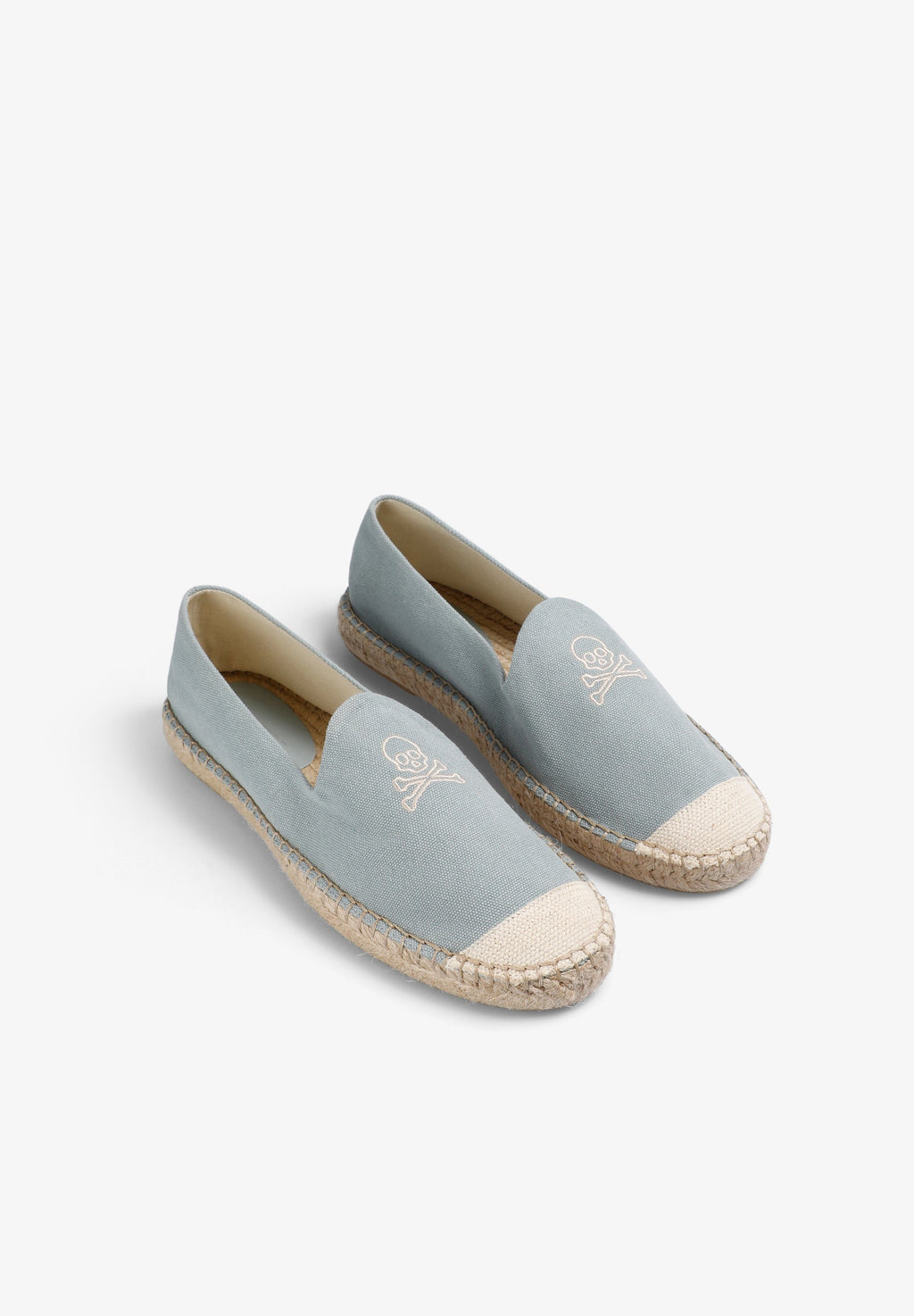 KNIT ESPADRILLES WITH CONTRAST SKULL