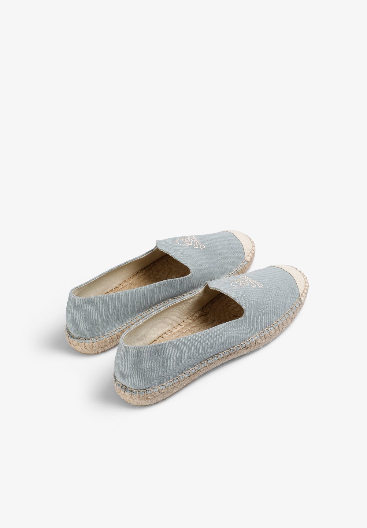 KNIT ESPADRILLES WITH CONTRAST SKULL