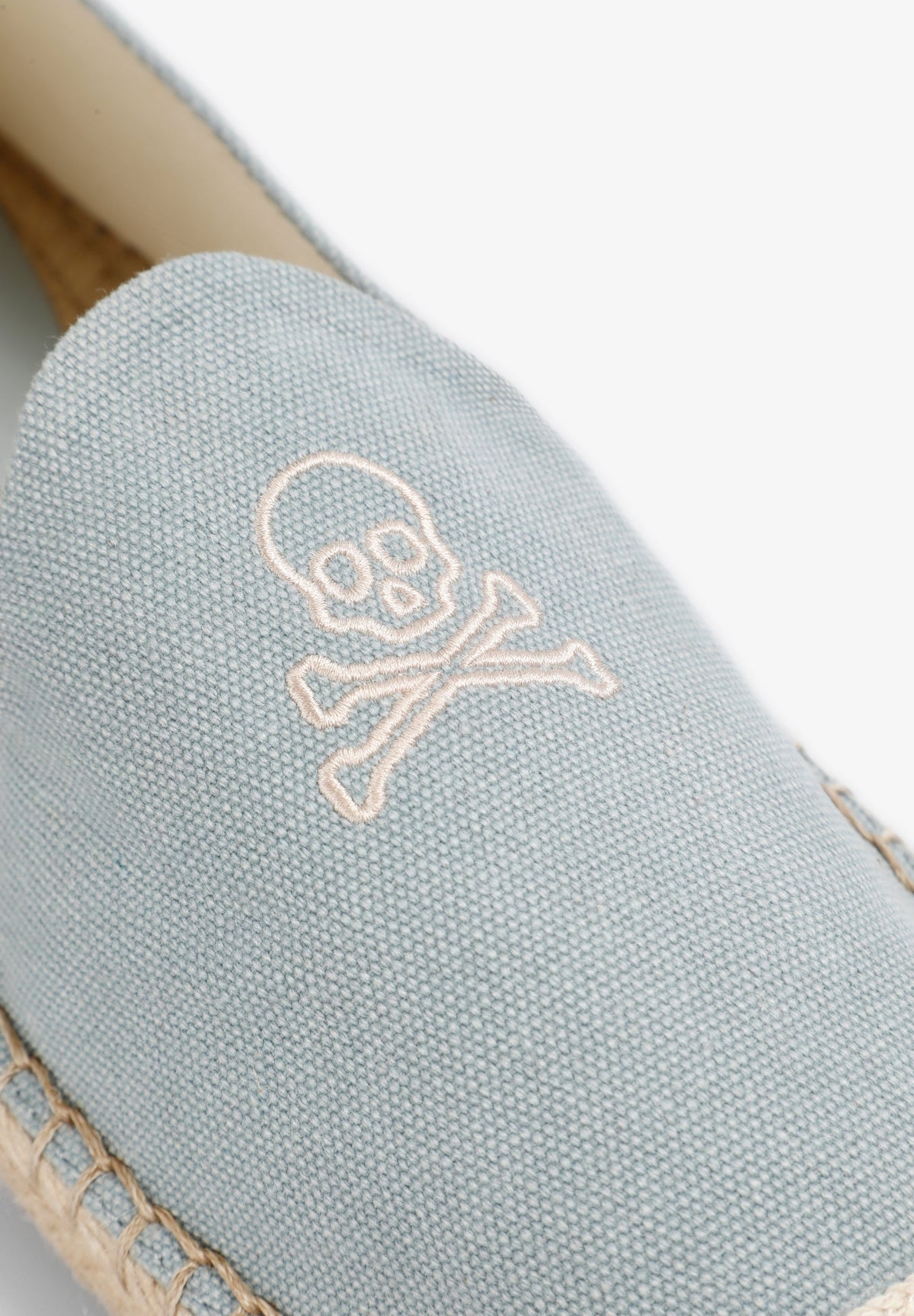 KNIT ESPADRILLES WITH CONTRAST SKULL