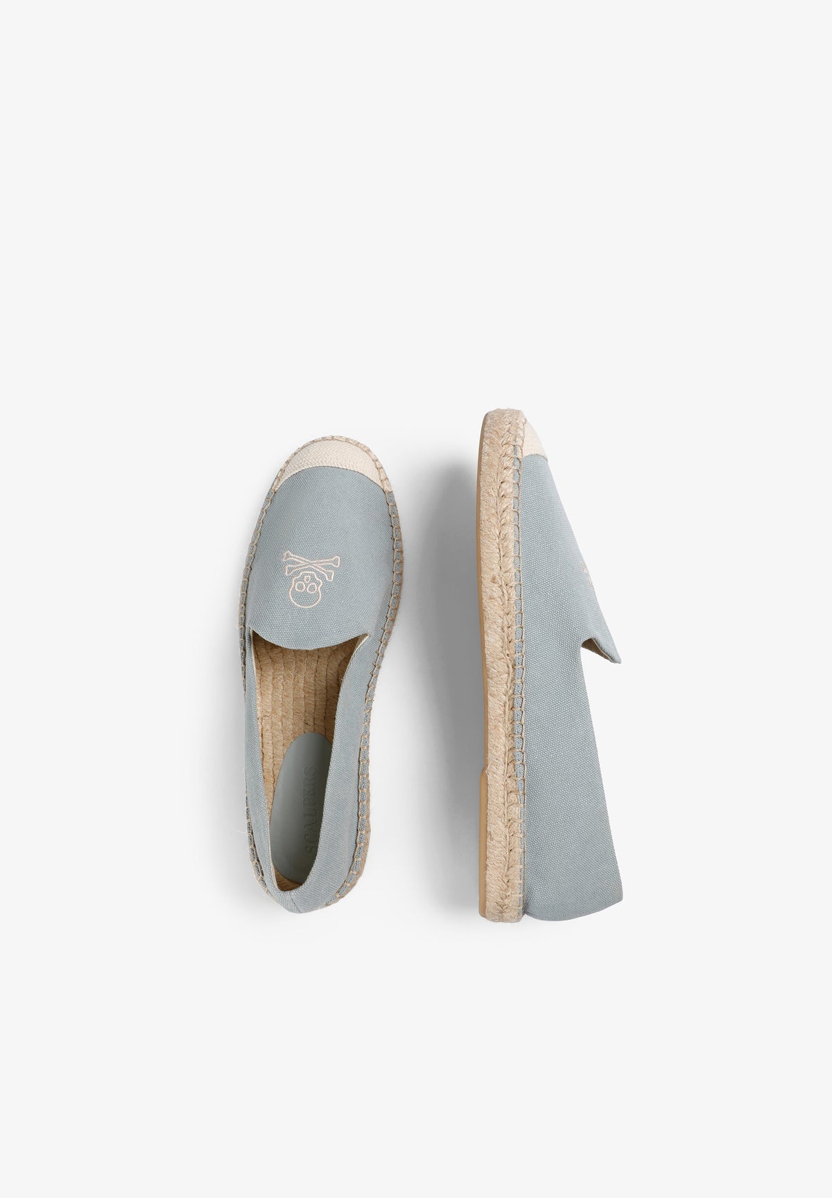 KNIT ESPADRILLES WITH CONTRAST SKULL