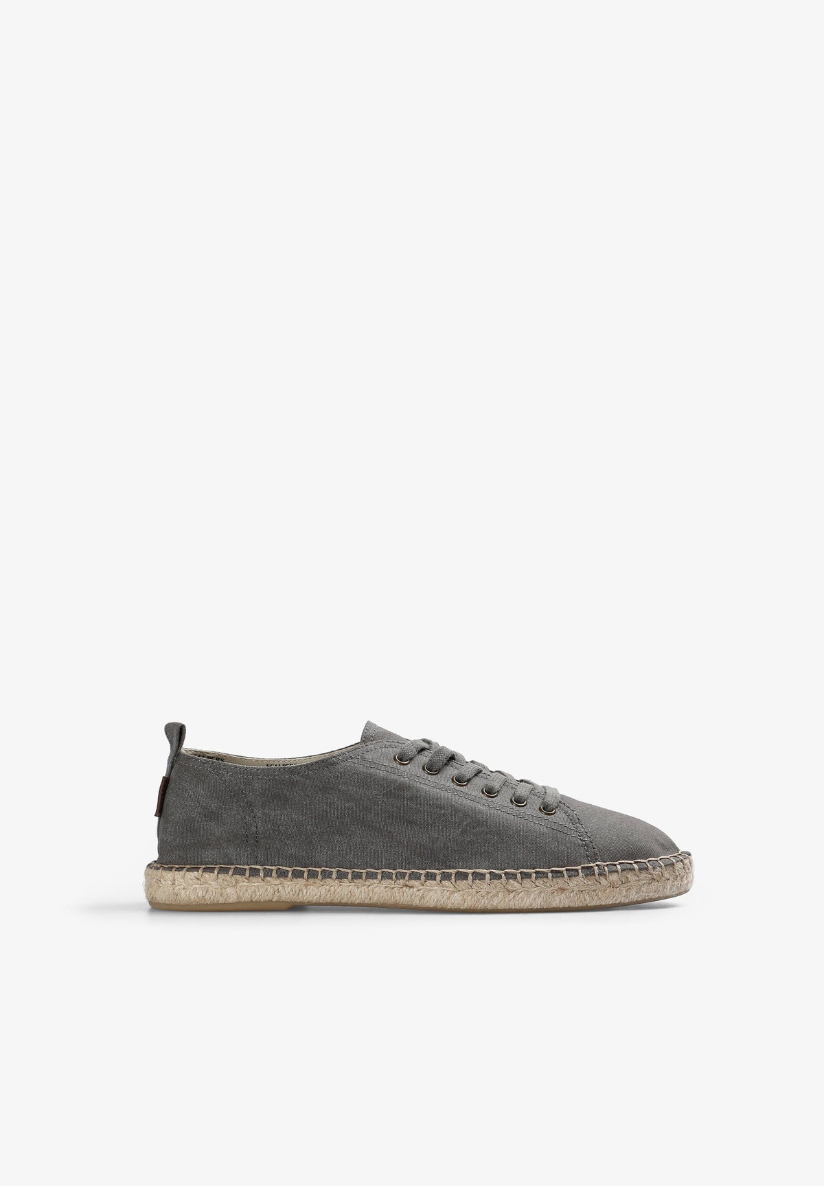 FADED EFFECT LACE-UP ESPADRILLES