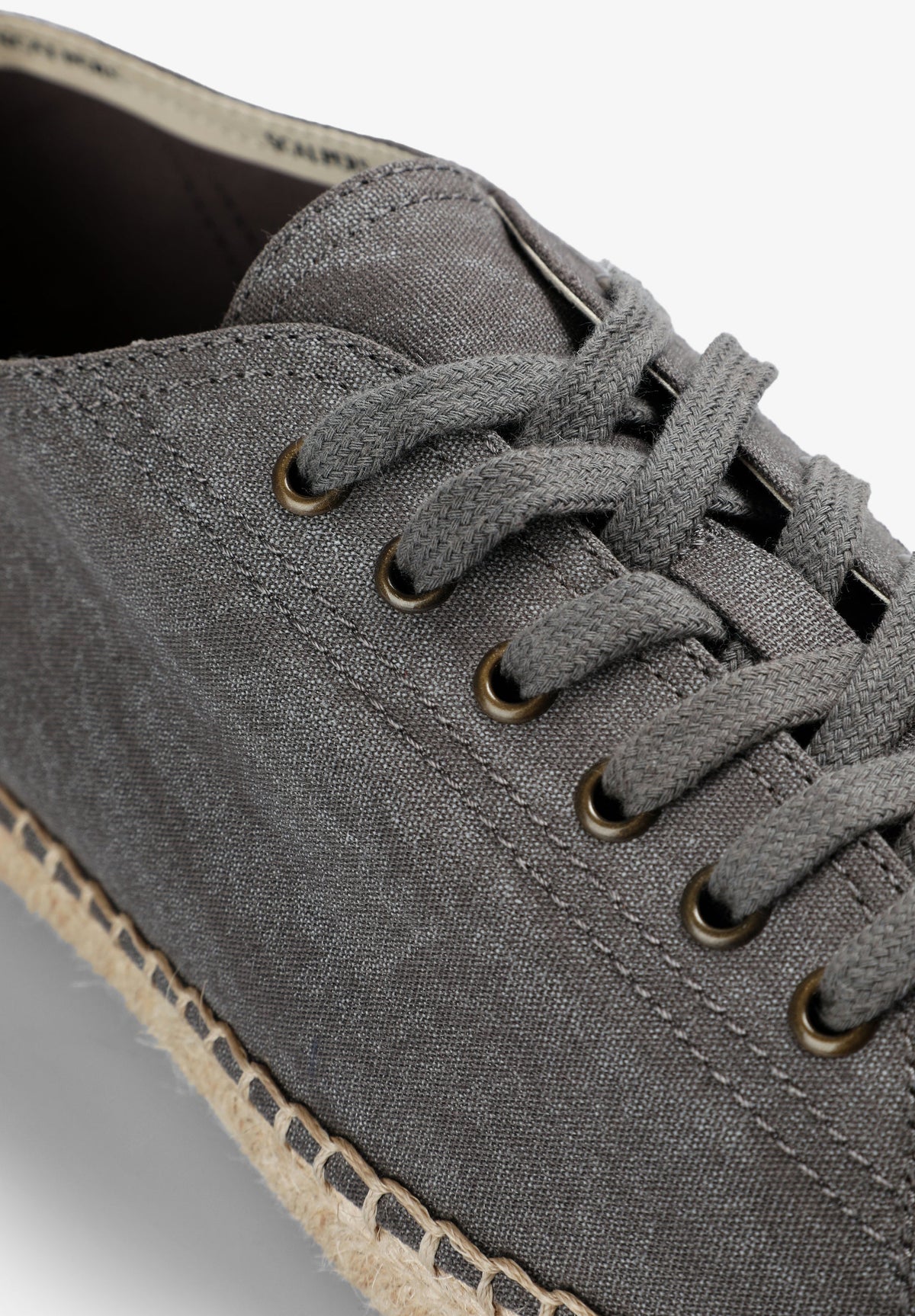 FADED EFFECT LACE-UP ESPADRILLES