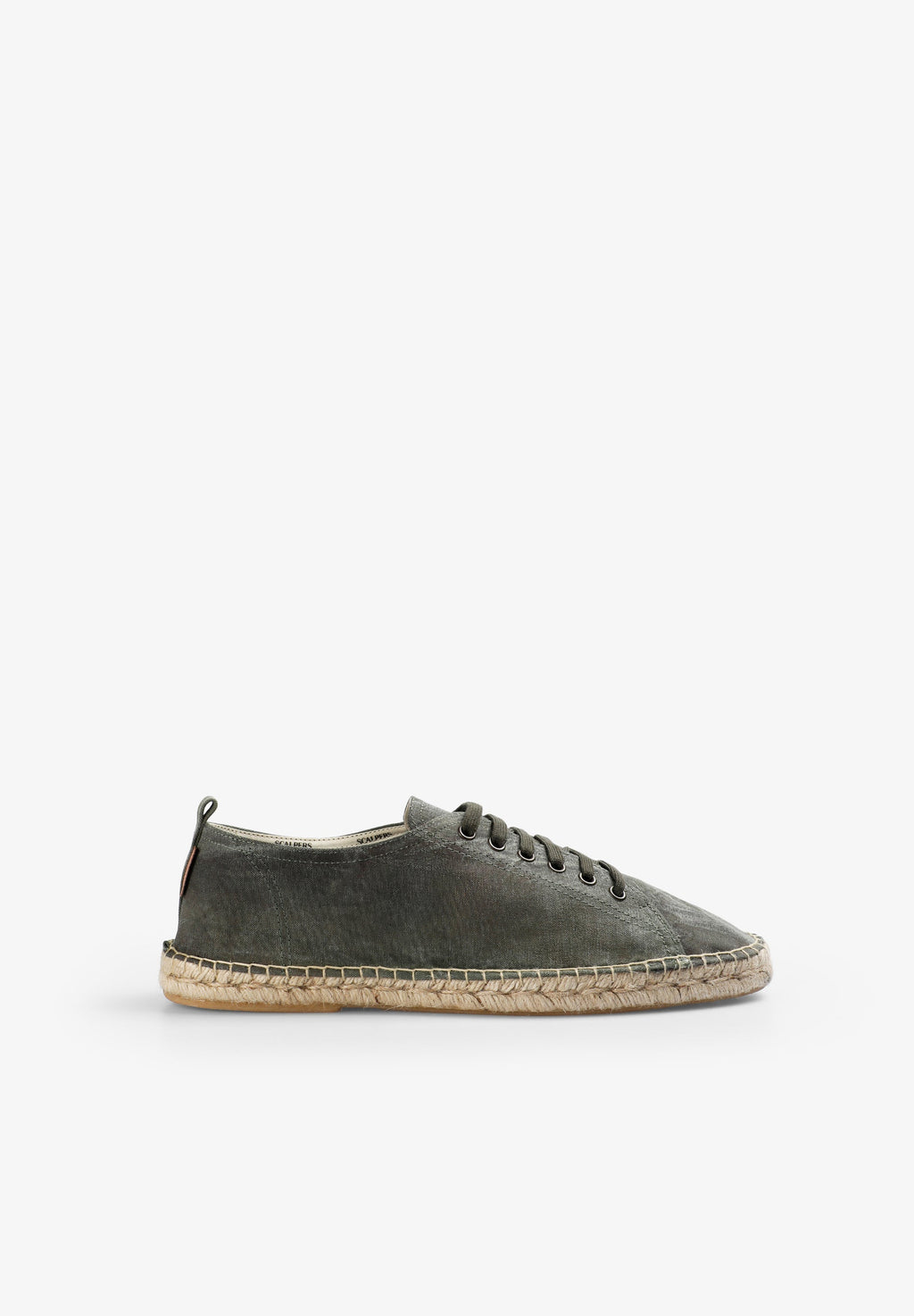 FADED EFFECT LACE-UP ESPADRILLES