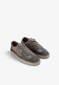 CONTRAST SUEDE SNEAKERS