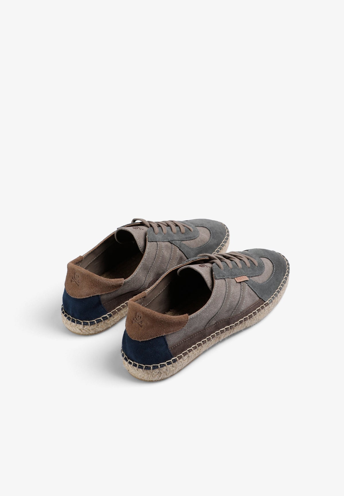CONTRAST SUEDE SNEAKERS