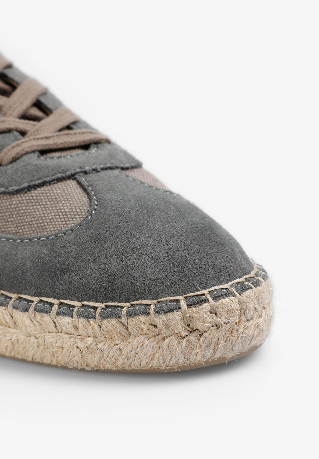 CONTRAST SUEDE SNEAKERS