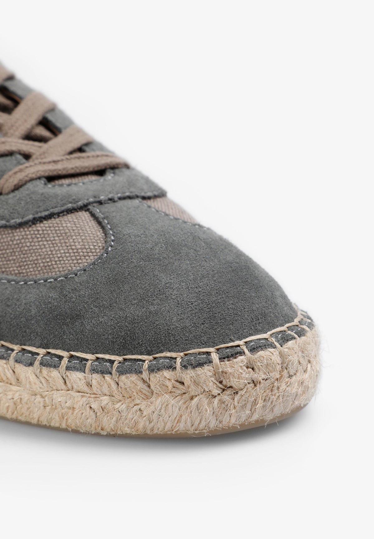 CONTRAST SUEDE SNEAKERS