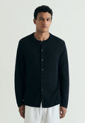 RELAXED FIT LINEN CARDIGAN