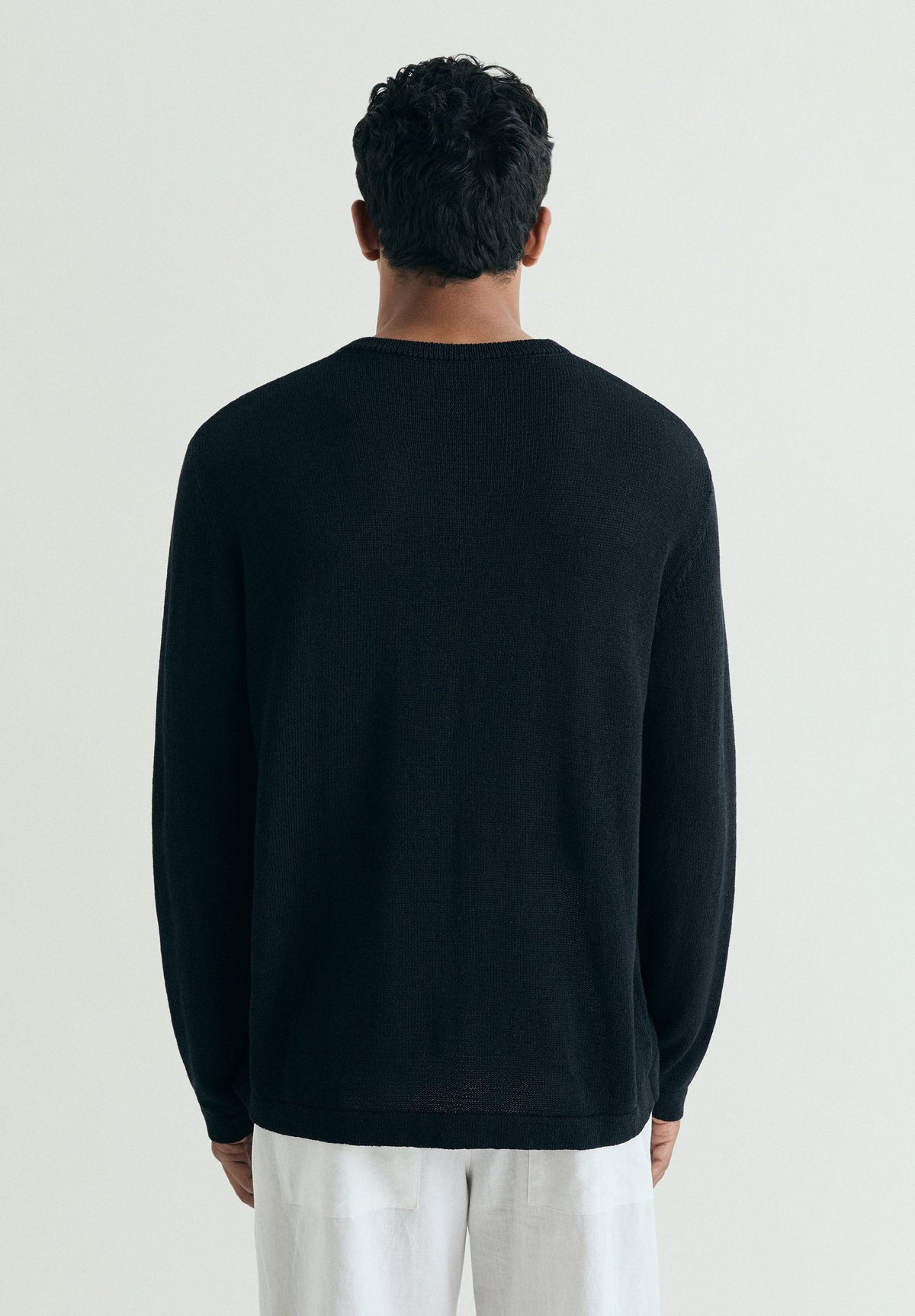 RELAXED FIT LINEN CARDIGAN