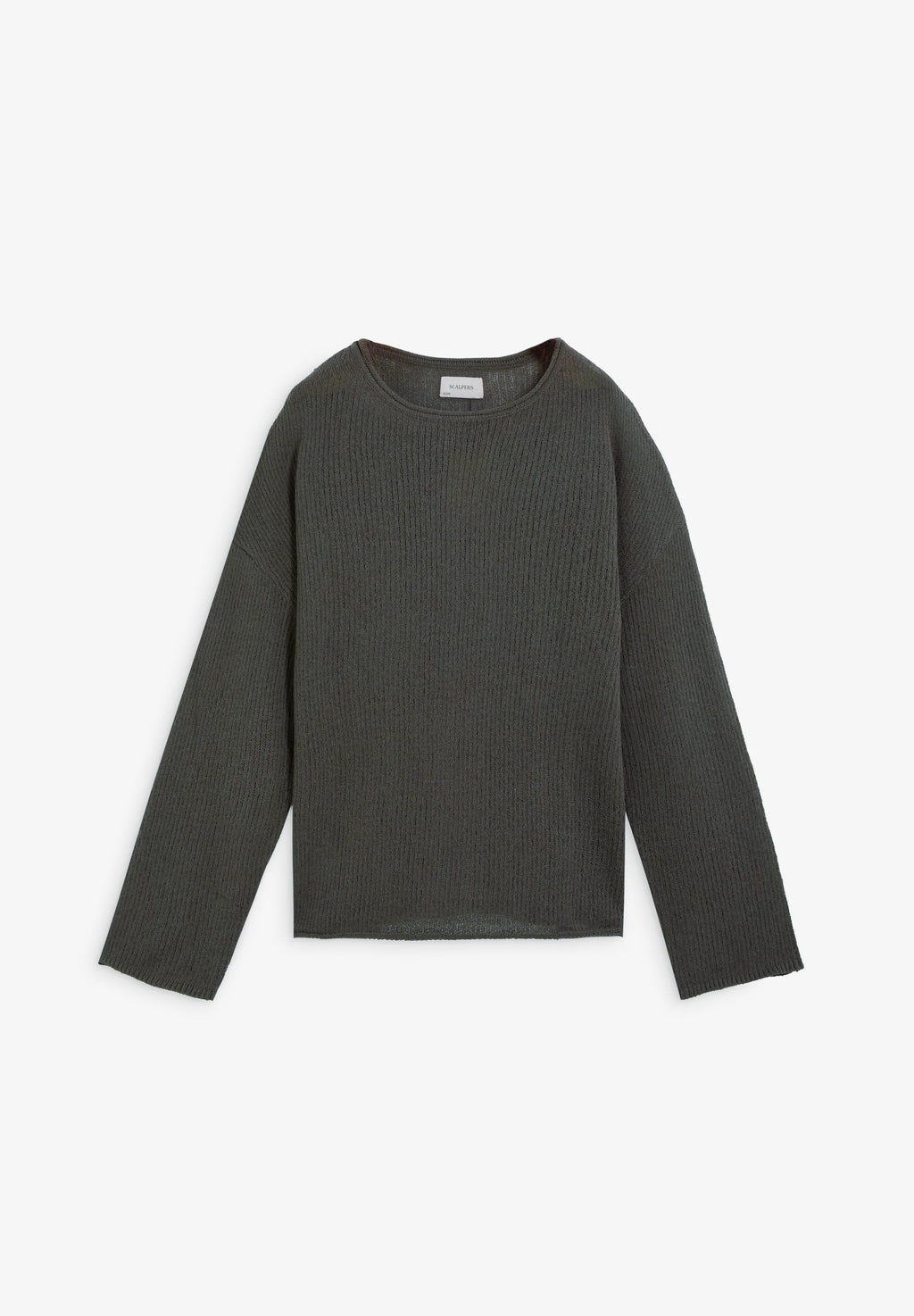 LIGHTWEIGHT COTTON KNIT SWEATER