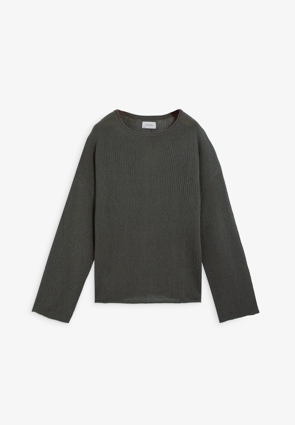LIGHTWEIGHT COTTON KNIT SWEATER