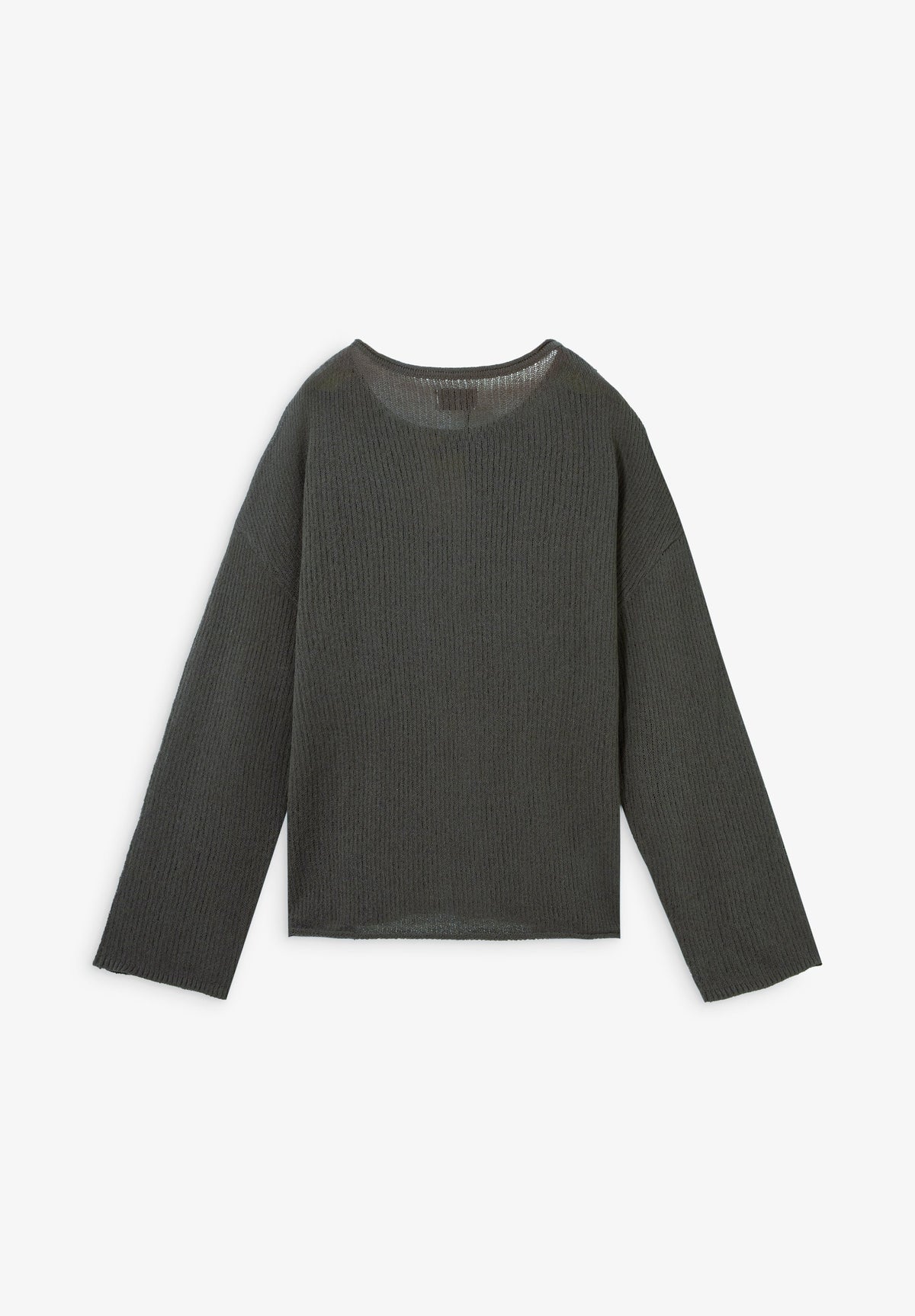 LIGHTWEIGHT COTTON KNIT SWEATER