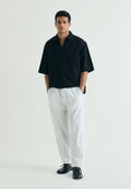 COTTON AND LINEN POLO SHIRT