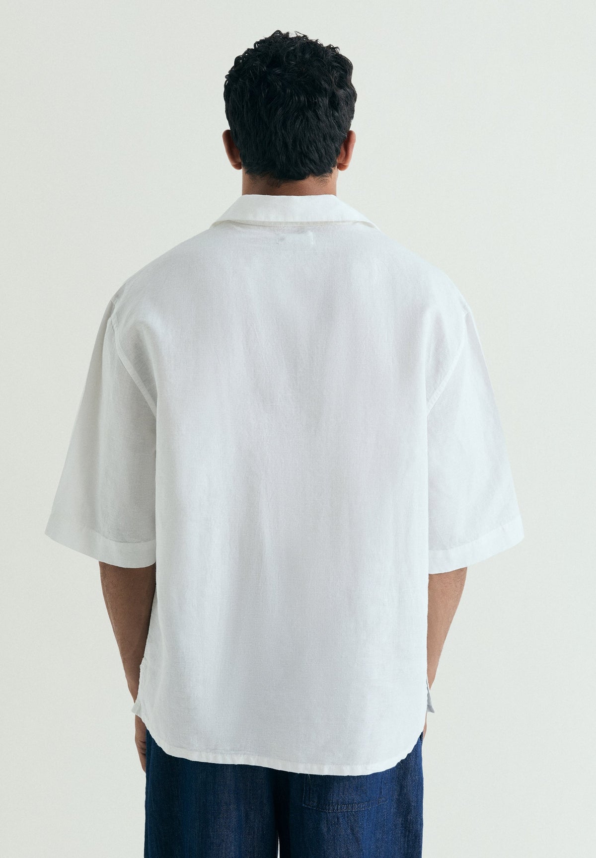 COTTON AND LINEN POLO SHIRT