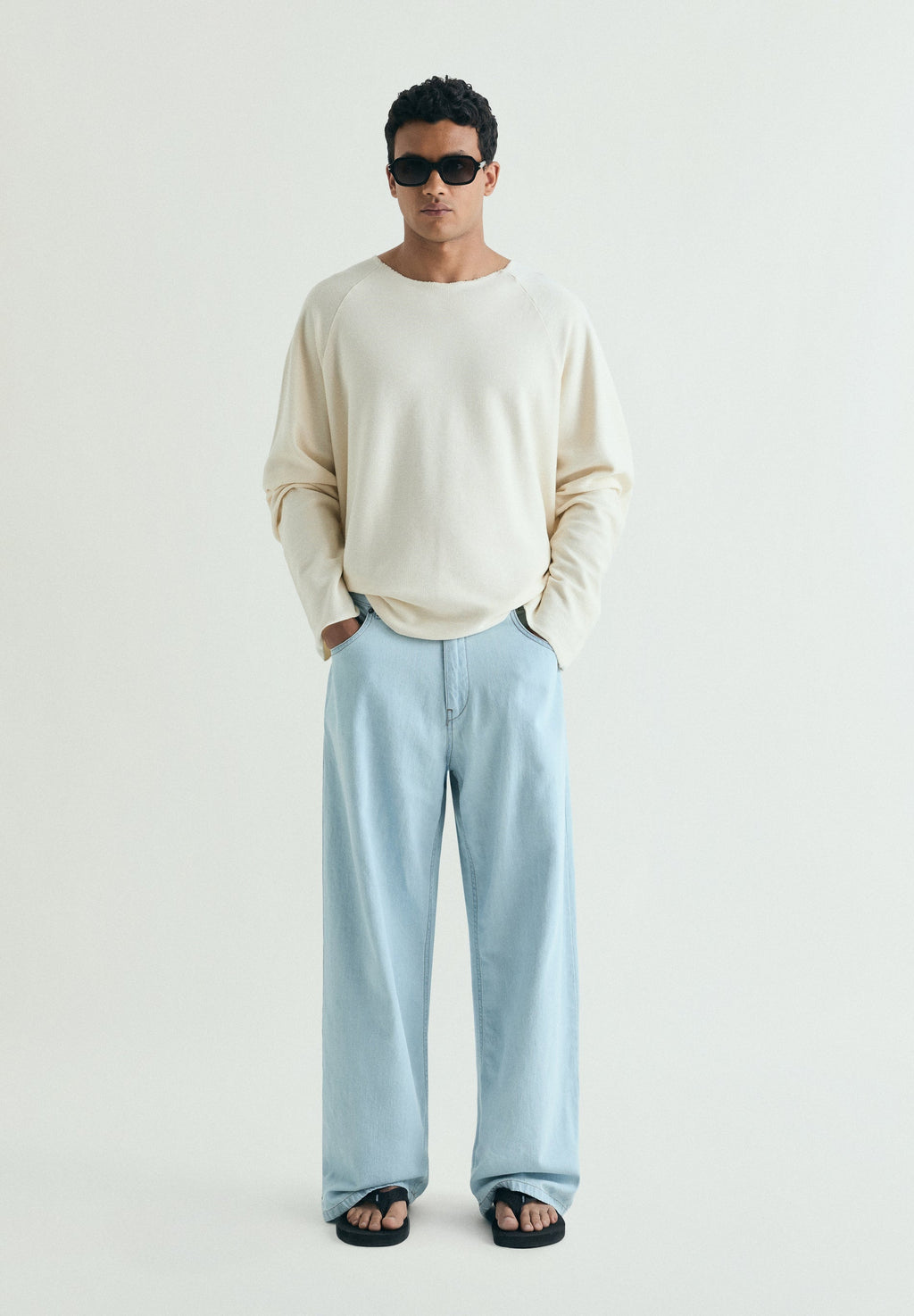 WAFFLE TEXTURED SWEATER