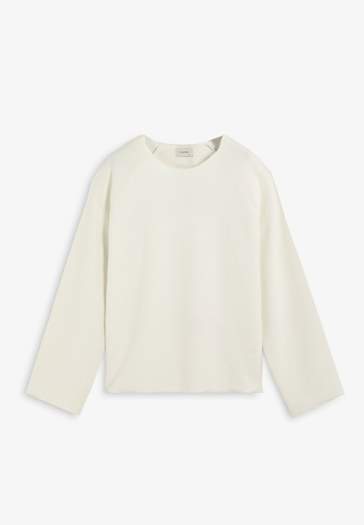 WAFFLE TEXTURED SWEATER