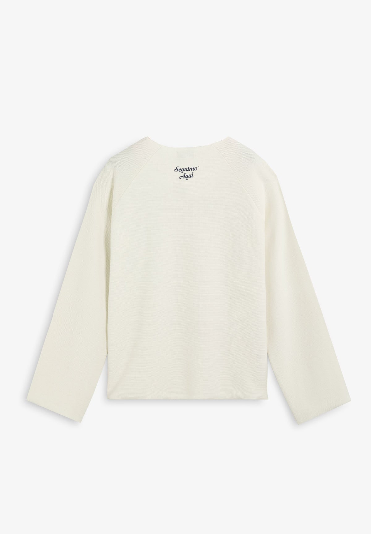 WAFFLE TEXTURED SWEATER