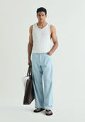 TANK TOP WITH CONTRAST STITCHING